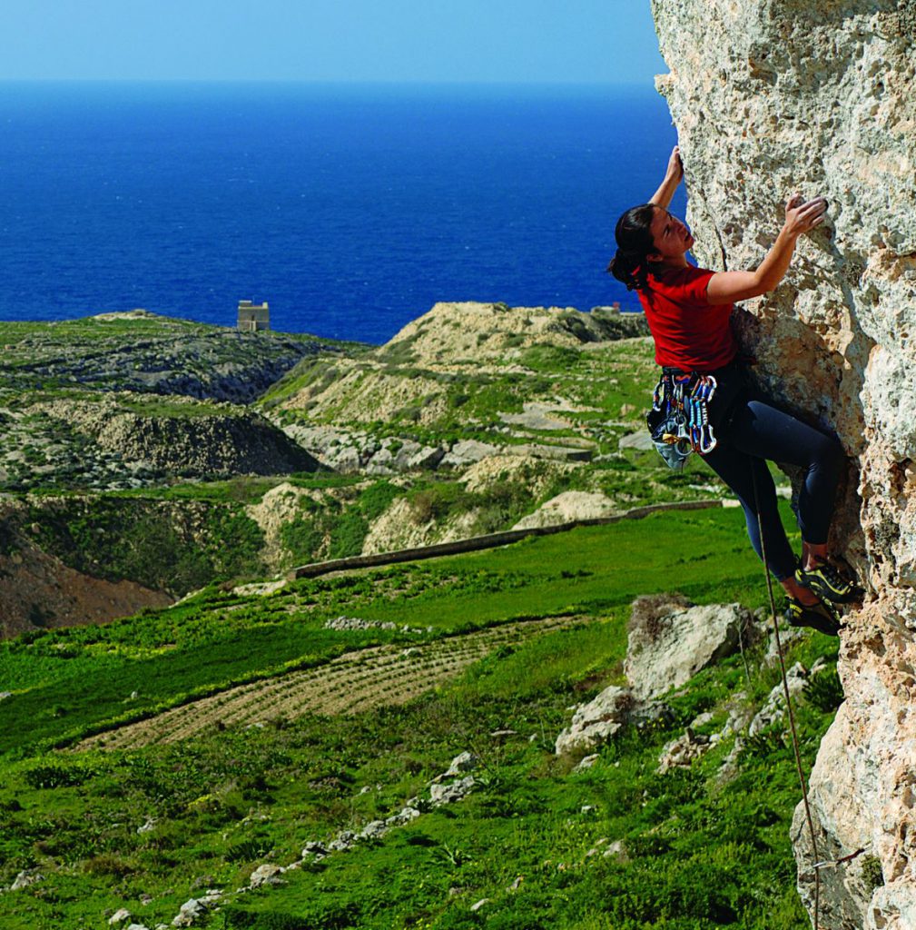 Free climbing