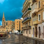 Pioggia a Malta